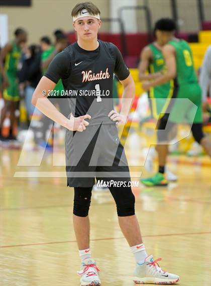 Thumbnail 1 in Wasatch Academy vs AZ Compass Prep (Hoophall West Tournament) photogallery.