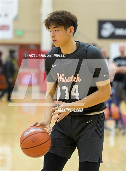 Thumbnail 1 in Wasatch Academy vs AZ Compass Prep (Hoophall West Tournament) photogallery.