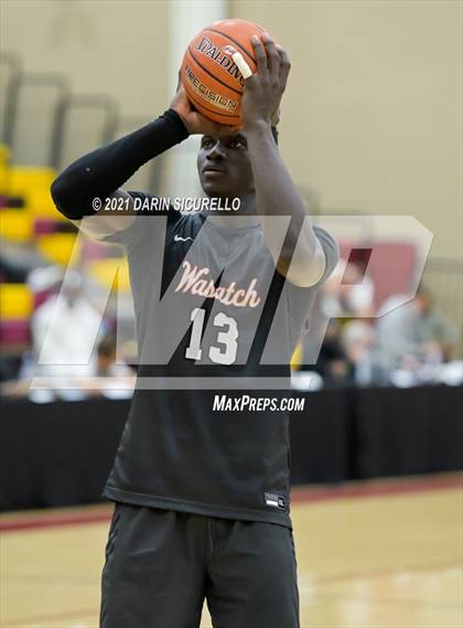 Thumbnail 2 in Wasatch Academy vs AZ Compass Prep (Hoophall West Tournament) photogallery.