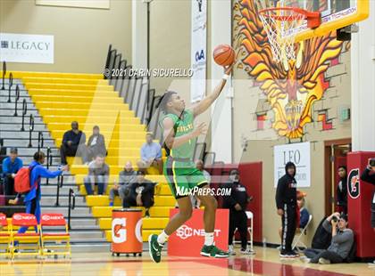 Thumbnail 3 in Wasatch Academy vs AZ Compass Prep (Hoophall West Tournament) photogallery.