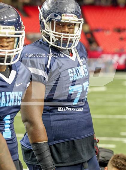 Thumbnail 1 in Cedar Grove vs. Greater Atlanta Christian (GHSA 3A Final) photogallery.