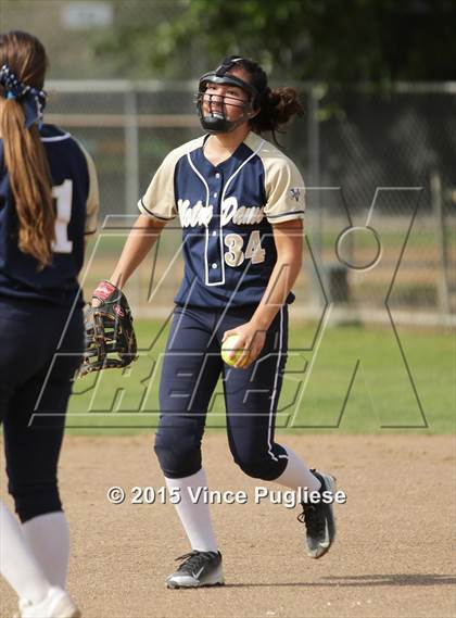 Thumbnail 2 in La Serna @ Notre Dame (SO) (CIF SS Playoffs) photogallery.
