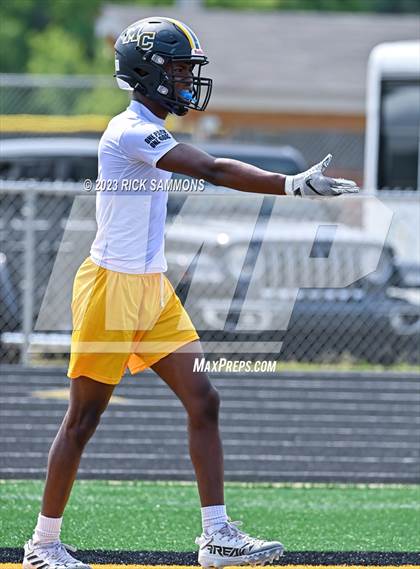 Thumbnail 2 in Montgomery Central vs Albemarle (Montgomery Central 2nd Annual 7 on 7 Air Raid Classic) photogallery.