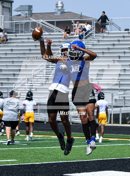 Thumbnail 2 in Montgomery Central vs Albemarle (Montgomery Central 2nd Annual 7 on 7 Air Raid Classic) photogallery.