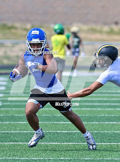 Thumbnail 3 in Montgomery Central vs Albemarle (Montgomery Central 2nd Annual 7 on 7 Air Raid Classic) photogallery.