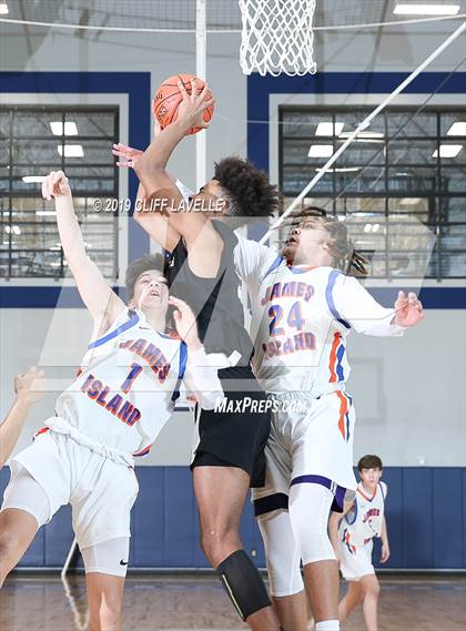 Thumbnail 3 in Bishop Walsh vs James Island (Rotary Roundball Classic) photogallery.
