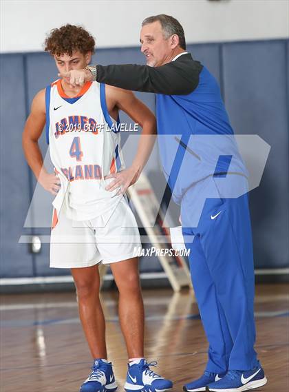 Thumbnail 3 in Bishop Walsh vs James Island (Rotary Roundball Classic) photogallery.