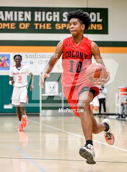 Thumbnail 3 in Rolling Hills Prep vs. Colony (The Classic at Damien) Tournament photogallery.