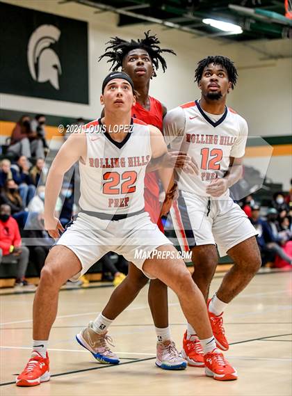 Thumbnail 3 in Rolling Hills Prep vs. Colony (The Classic at Damien) Tournament photogallery.