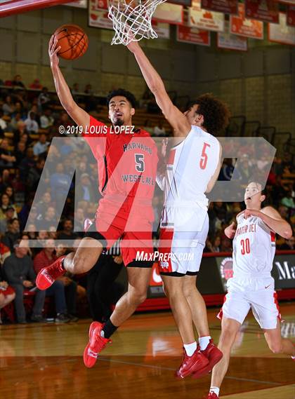 Thumbnail 2 in Harvard-Westlake @ Mater Dei (Nike Extravaganza) photogallery.