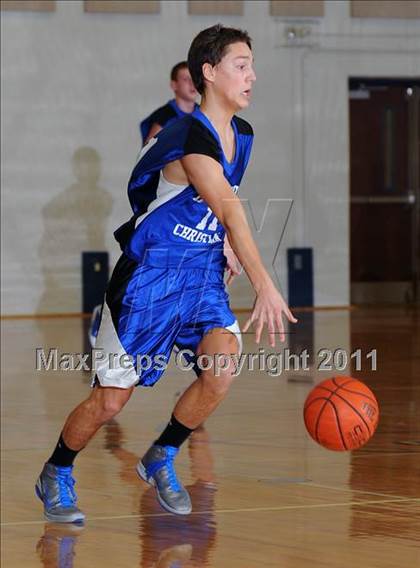 Thumbnail 2 in Lancaster County Christian vs Harrisburg Academy (CCAC Semifinals) photogallery.