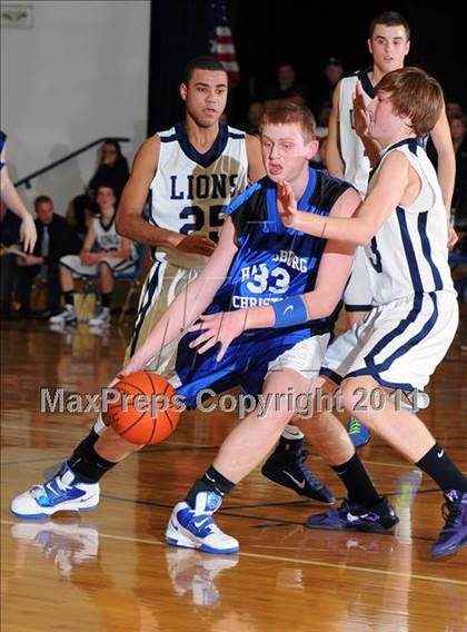 Thumbnail 1 in Lancaster County Christian vs Harrisburg Academy (CCAC Semifinals) photogallery.