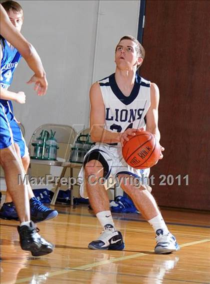 Thumbnail 2 in Lancaster County Christian vs Harrisburg Academy (CCAC Semifinals) photogallery.