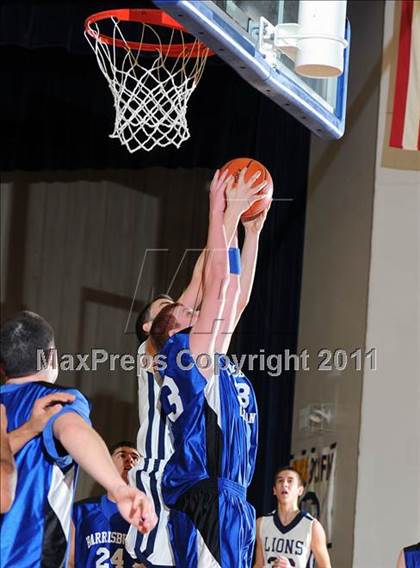 Thumbnail 3 in Lancaster County Christian vs Harrisburg Academy (CCAC Semifinals) photogallery.