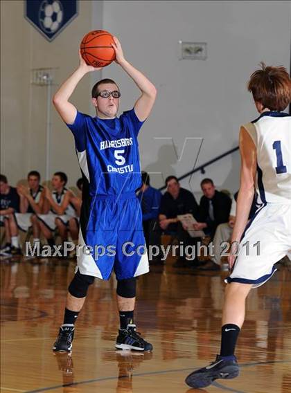 Thumbnail 1 in Lancaster County Christian vs Harrisburg Academy (CCAC Semifinals) photogallery.