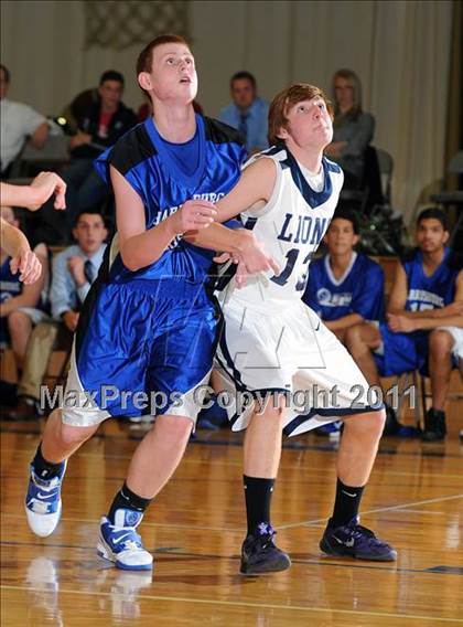 Thumbnail 3 in Lancaster County Christian vs Harrisburg Academy (CCAC Semifinals) photogallery.