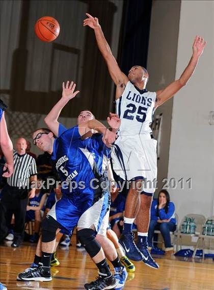 Thumbnail 1 in Lancaster County Christian vs Harrisburg Academy (CCAC Semifinals) photogallery.