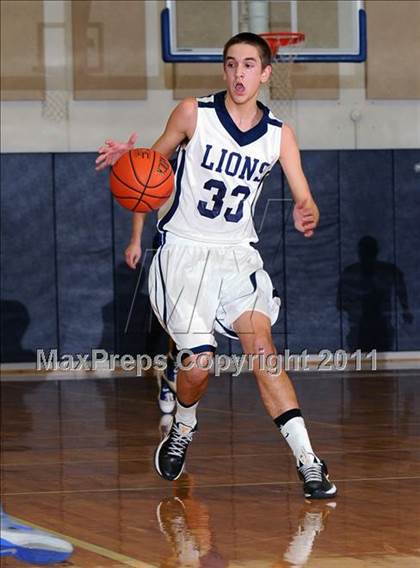 Thumbnail 2 in Lancaster County Christian vs Harrisburg Academy (CCAC Semifinals) photogallery.