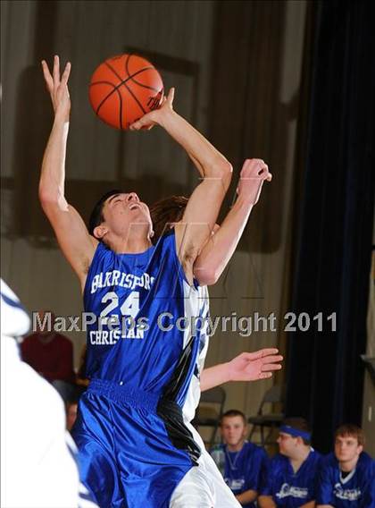 Thumbnail 3 in Lancaster County Christian vs Harrisburg Academy (CCAC Semifinals) photogallery.