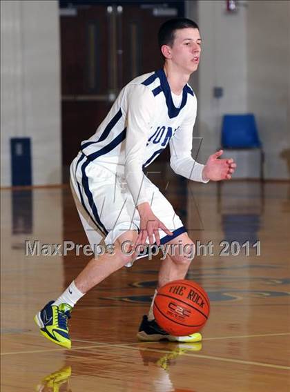 Thumbnail 3 in Lancaster County Christian vs Harrisburg Academy (CCAC Semifinals) photogallery.