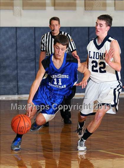 Thumbnail 1 in Lancaster County Christian vs Harrisburg Academy (CCAC Semifinals) photogallery.