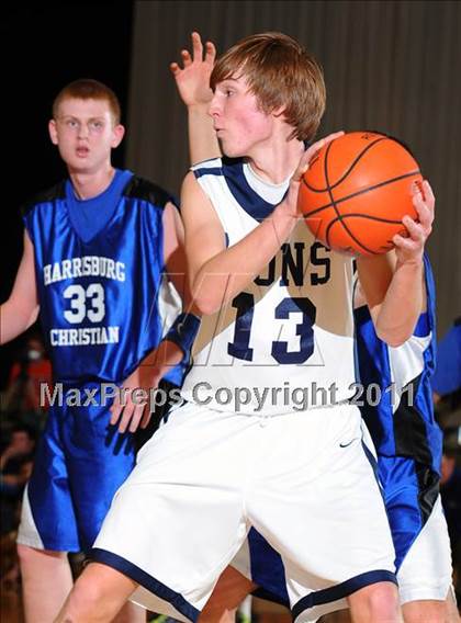 Thumbnail 3 in Lancaster County Christian vs Harrisburg Academy (CCAC Semifinals) photogallery.