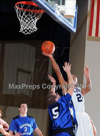 Thumbnail 2 in Lancaster County Christian vs Harrisburg Academy (CCAC Semifinals) photogallery.