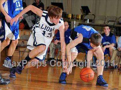 Thumbnail 1 in Lancaster County Christian vs Harrisburg Academy (CCAC Semifinals) photogallery.