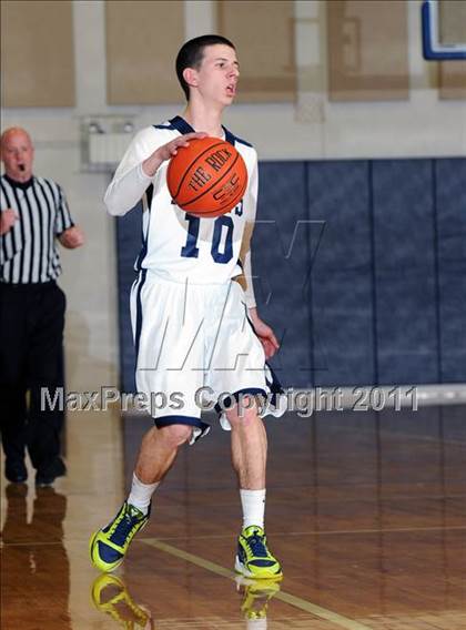 Thumbnail 2 in Lancaster County Christian vs Harrisburg Academy (CCAC Semifinals) photogallery.