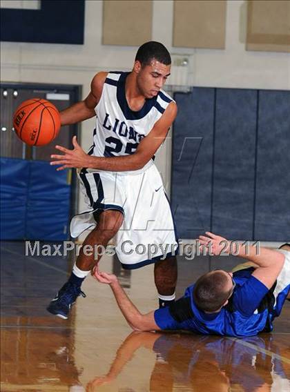 Thumbnail 3 in Lancaster County Christian vs Harrisburg Academy (CCAC Semifinals) photogallery.