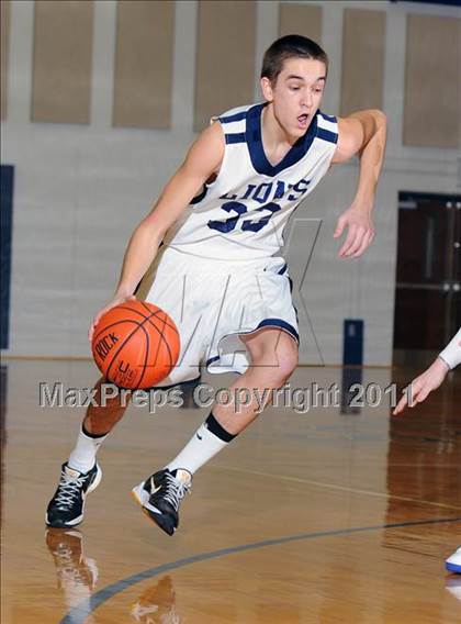 Thumbnail 3 in Lancaster County Christian vs Harrisburg Academy (CCAC Semifinals) photogallery.