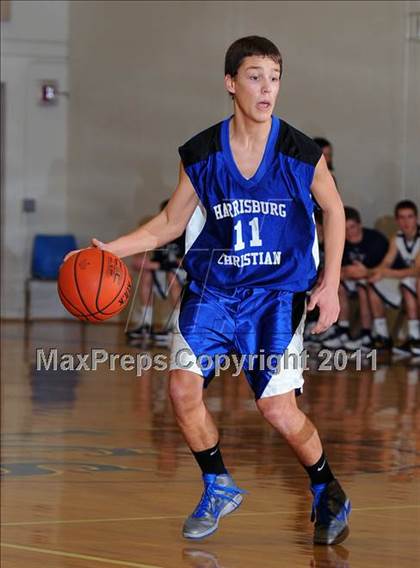 Thumbnail 1 in Lancaster County Christian vs Harrisburg Academy (CCAC Semifinals) photogallery.
