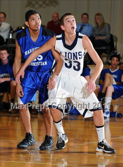 Thumbnail 2 in Lancaster County Christian vs Harrisburg Academy (CCAC Semifinals) photogallery.