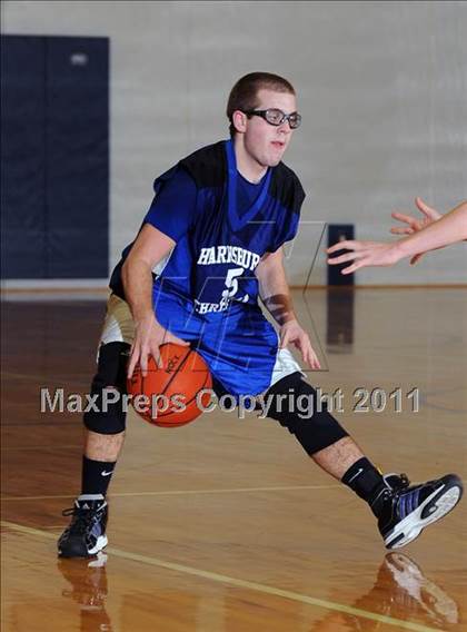 Thumbnail 2 in Lancaster County Christian vs Harrisburg Academy (CCAC Semifinals) photogallery.