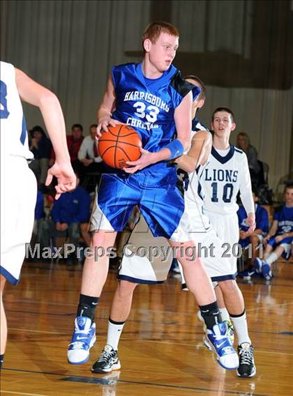Thumbnail 3 in Lancaster County Christian vs Harrisburg Academy (CCAC Semifinals) photogallery.