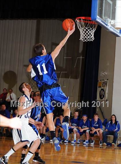 Thumbnail 3 in Lancaster County Christian vs Harrisburg Academy (CCAC Semifinals) photogallery.