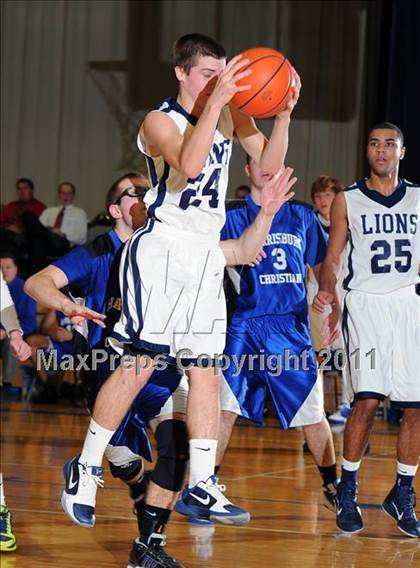 Thumbnail 2 in Lancaster County Christian vs Harrisburg Academy (CCAC Semifinals) photogallery.