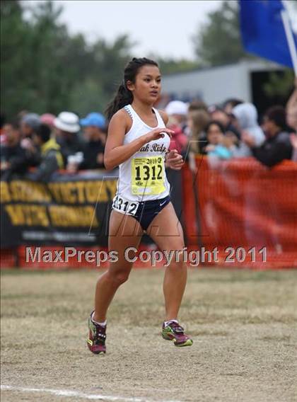 Thumbnail 2 in CIF State Cross Country Championships (D1 Girls) photogallery.