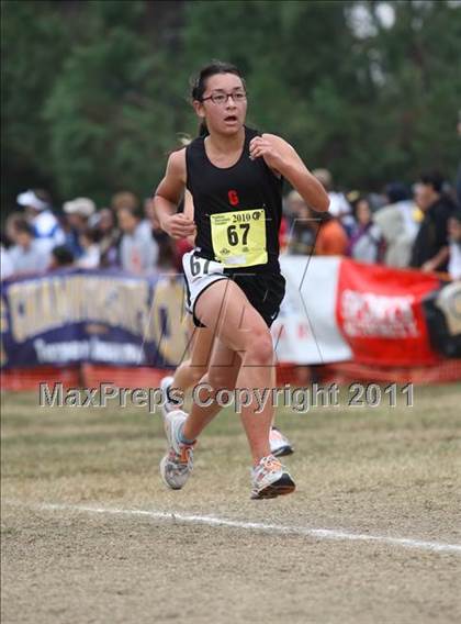 Thumbnail 1 in CIF State Cross Country Championships (D1 Girls) photogallery.