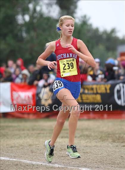 Thumbnail 2 in CIF State Cross Country Championships (D1 Girls) photogallery.