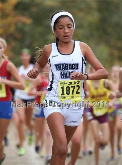 Thumbnail 2 in CIF State Cross Country Championships (D1 Girls) photogallery.
