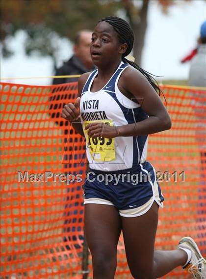 Thumbnail 3 in CIF State Cross Country Championships (D1 Girls) photogallery.