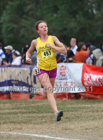 Thumbnail 1 in CIF State Cross Country Championships (D1 Girls) photogallery.