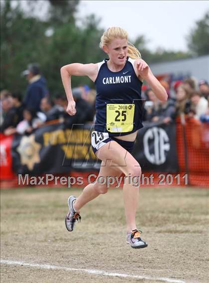 Thumbnail 2 in CIF State Cross Country Championships (D1 Girls) photogallery.