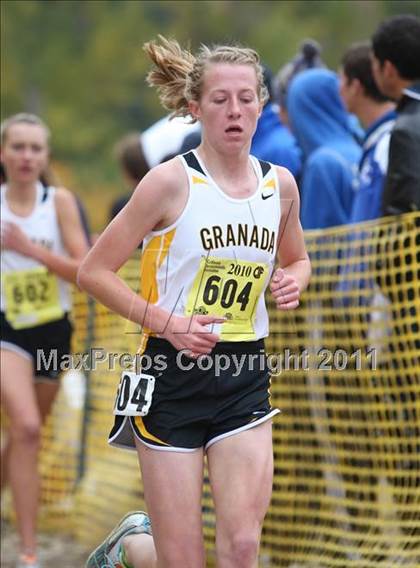 Thumbnail 2 in CIF State Cross Country Championships (D1 Girls) photogallery.