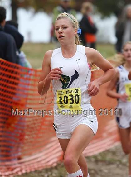 Thumbnail 2 in CIF State Cross Country Championships (D1 Girls) photogallery.
