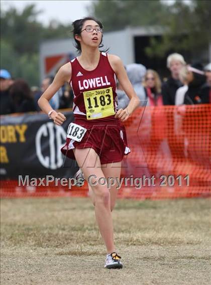 Thumbnail 1 in CIF State Cross Country Championships (D1 Girls) photogallery.