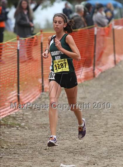 Thumbnail 2 in CIF State Cross Country Championships (D1 Girls) photogallery.