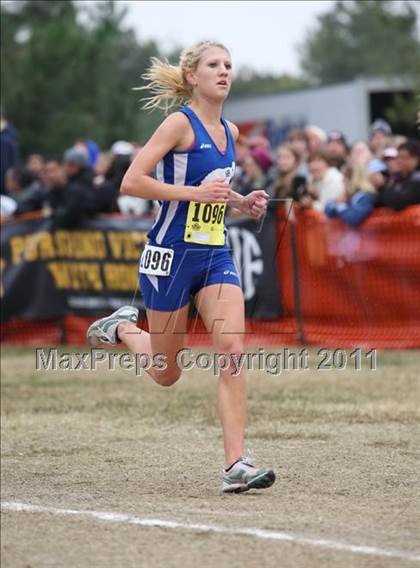 Thumbnail 1 in CIF State Cross Country Championships (D1 Girls) photogallery.