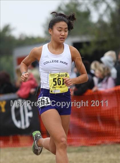 Thumbnail 3 in CIF State Cross Country Championships (D1 Girls) photogallery.